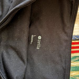 Zella ankle length athletic black leggings by Nordstrom